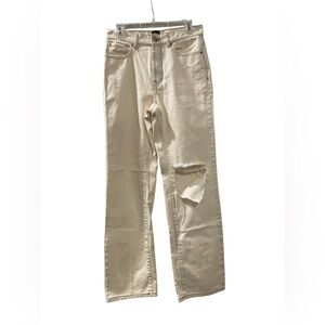 BDG Urban Outfitters Cream Jeans Loose Straight Size 27